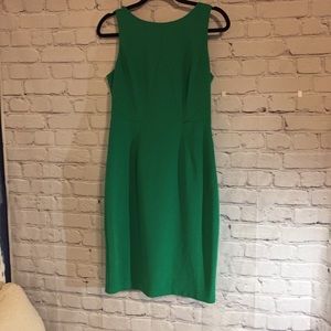 Vince Camuto green back cutout dress Sz 8